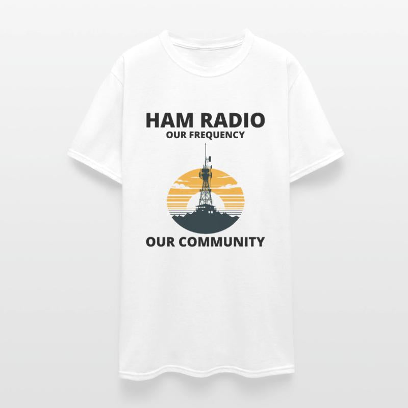 Ham Radio Tower Sunrise Uniting Our Frequency