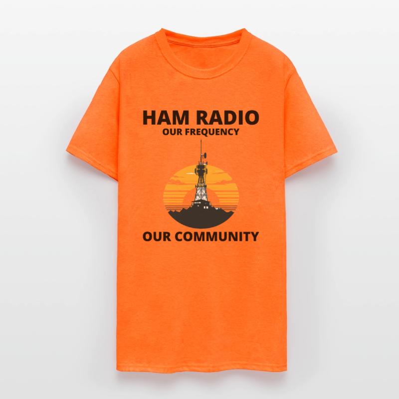Ham Radio Tower Sunrise Uniting Our Frequency