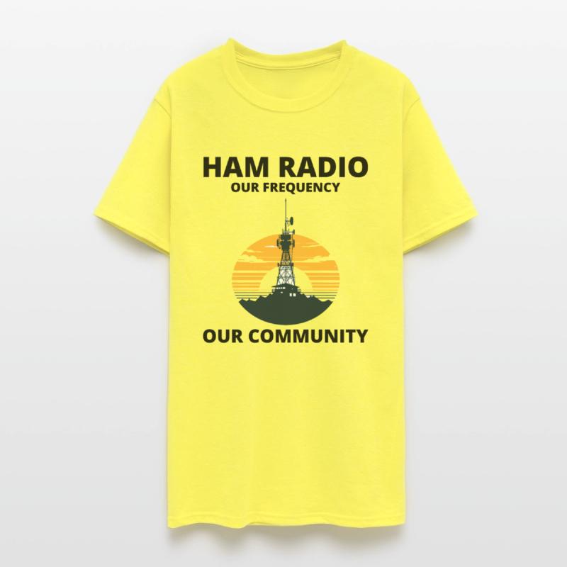 Ham Radio Tower Sunrise Uniting Our Frequency