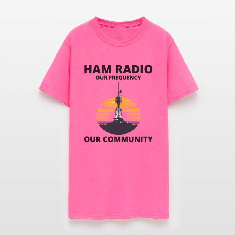 Ham Radio Tower Sunrise Uniting Our Frequency