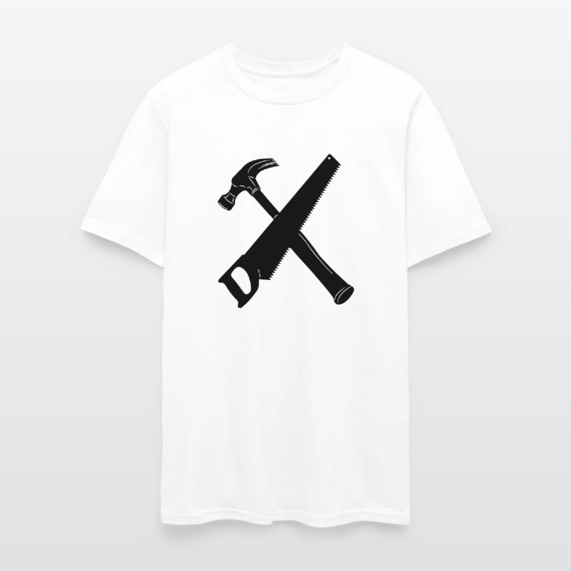 Hammer and saw crossed banner