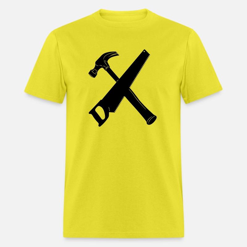 Hammer and saw crossed banner