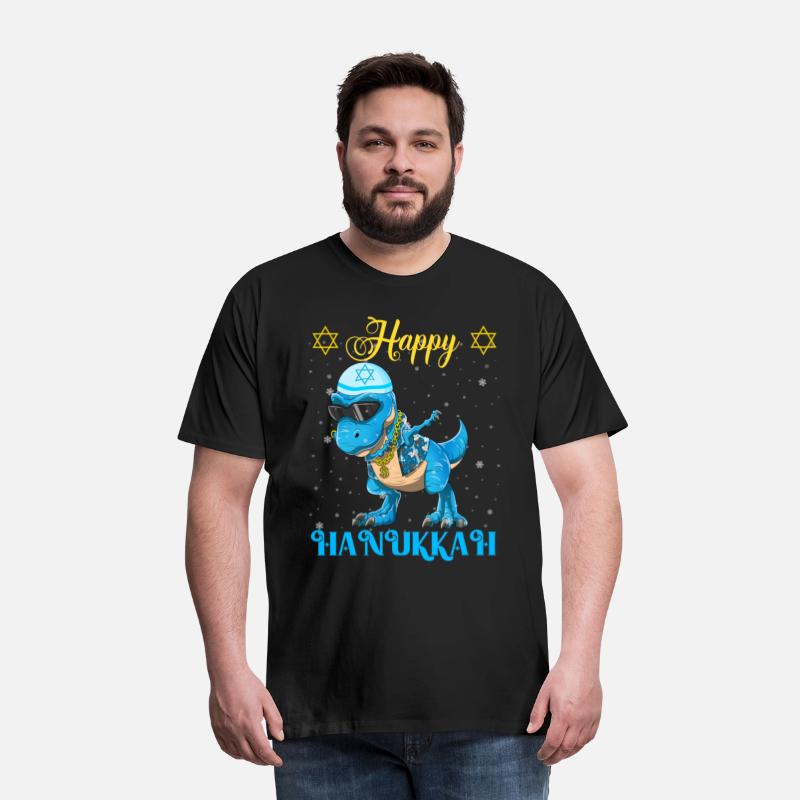 Hanukkah Dinosaur Dabbing Menorasaurus Rapper