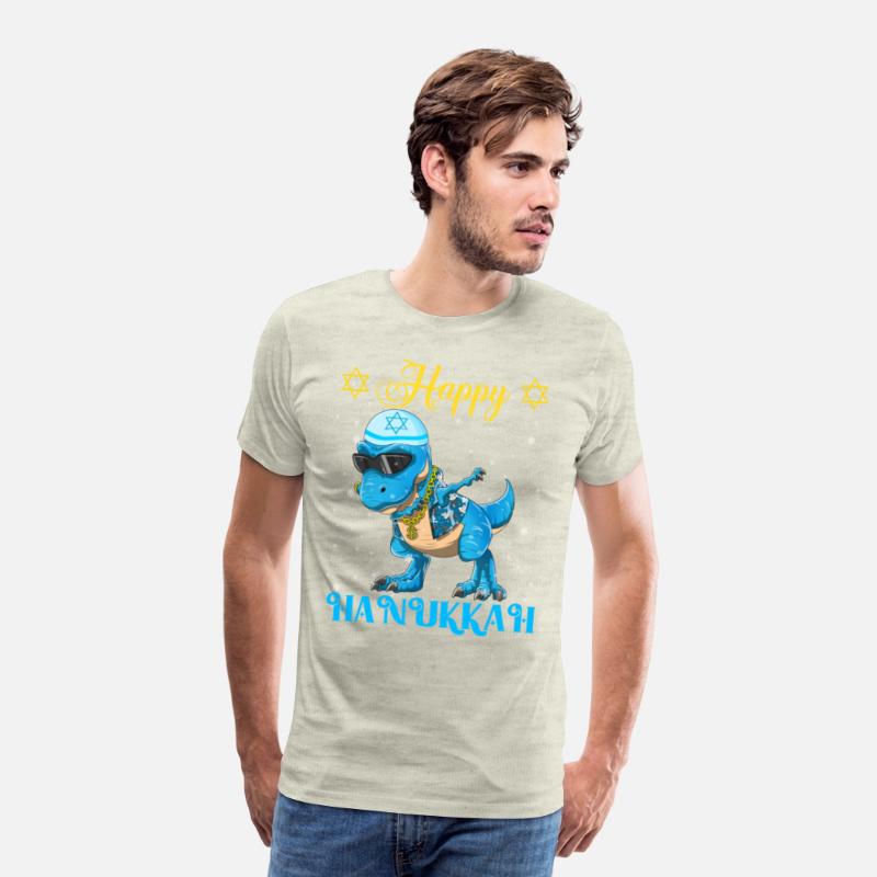 Hanukkah Dinosaur Dabbing Menorasaurus Rapper
