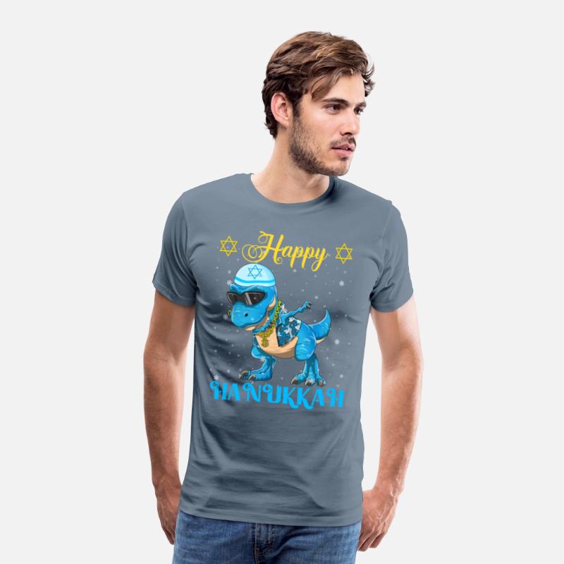 Hanukkah Dinosaur Dabbing Menorasaurus Rapper