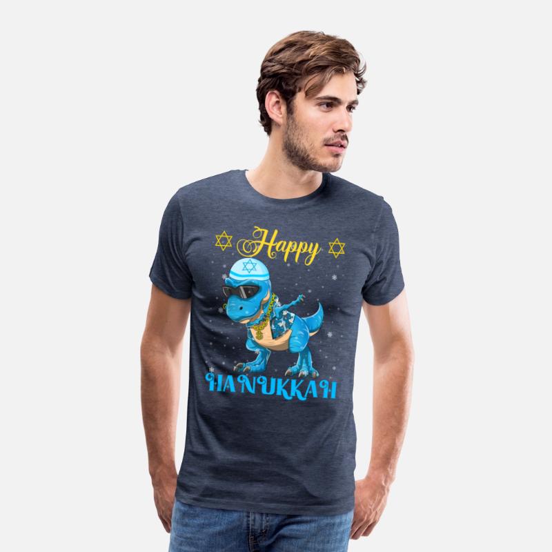 Hanukkah Dinosaur Dabbing Menorasaurus Rapper