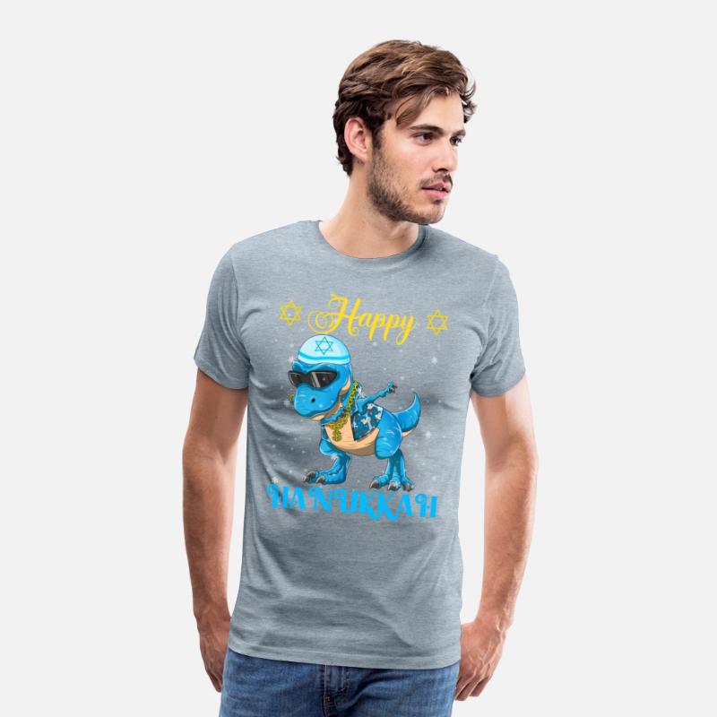 Hanukkah Dinosaur Dabbing Menorasaurus Rapper
