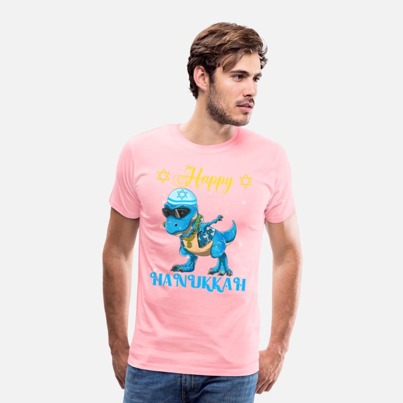 Hanukkah Dinosaur Dabbing Menorasaurus Rapper