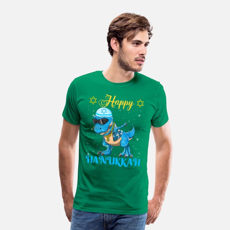 Hanukkah Dinosaur Dabbing Menorasaurus Rapper