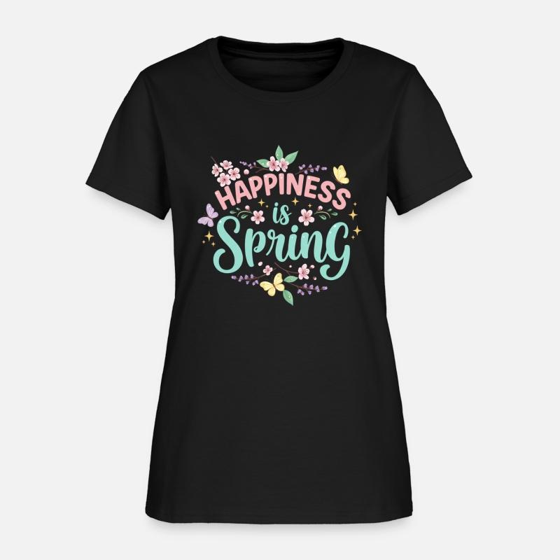 Happiness Is Spring Flowers Blooming Sunshine love