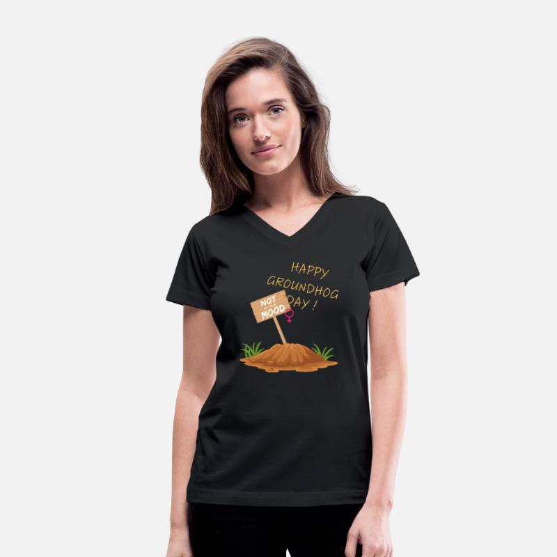 Happy Groundhog Day Not in the Mood funny graphic