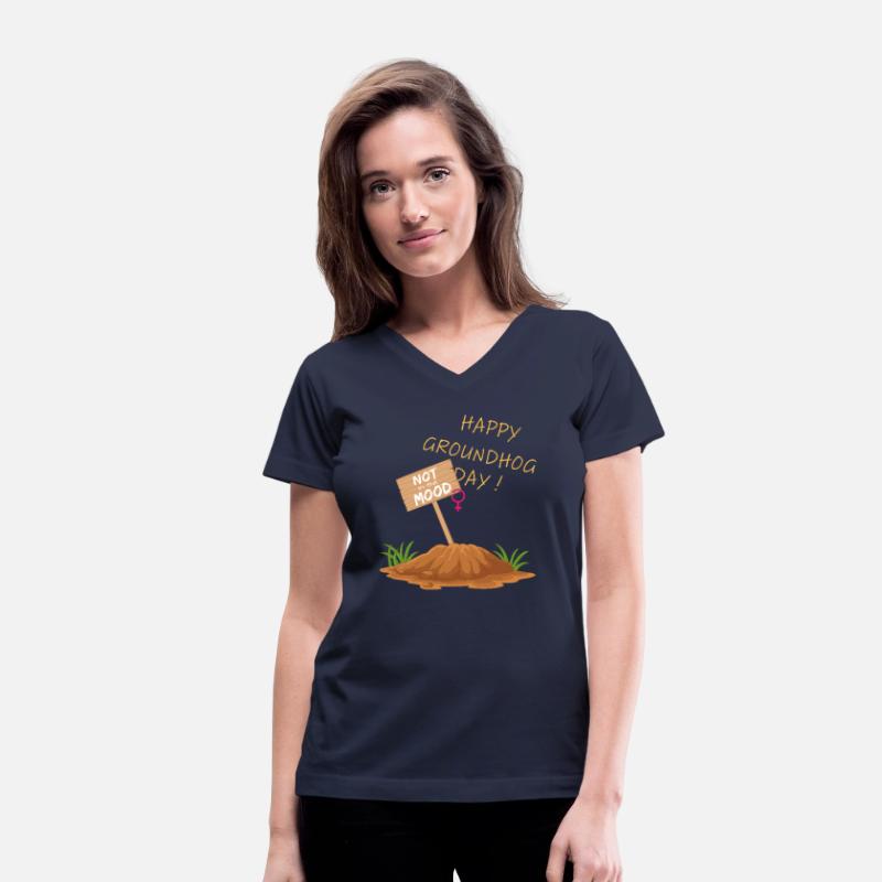 Happy Groundhog Day Not in the Mood funny graphic
