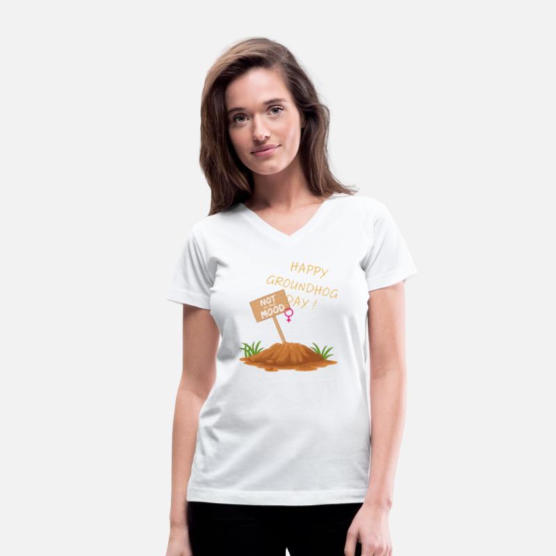 Happy Groundhog Day Not in the Mood funny graphic