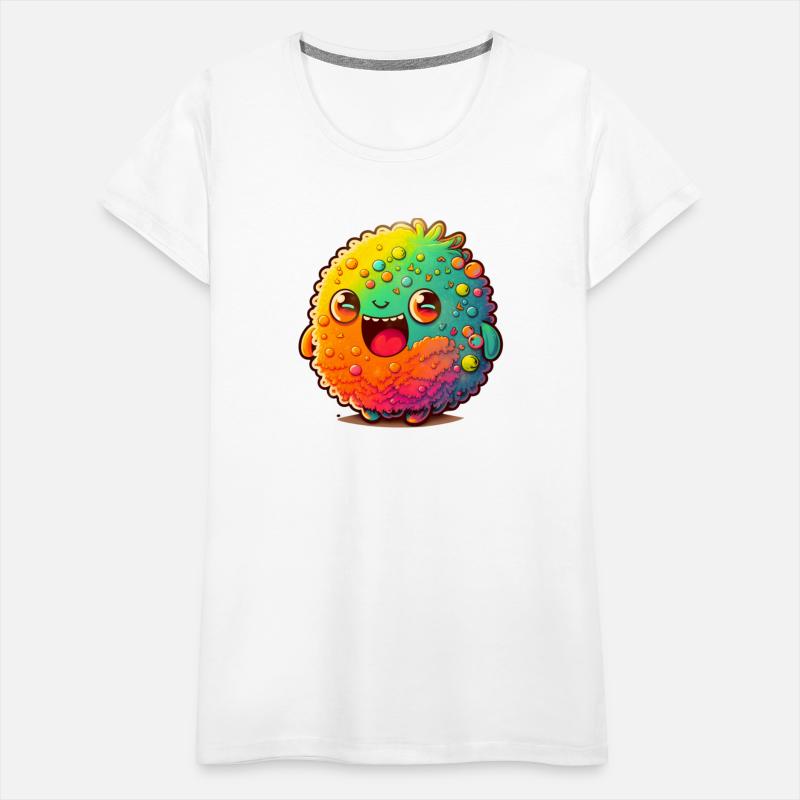 Happy monster character