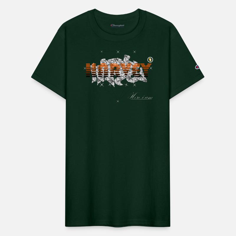 Harvey black & orange - army and bitcoin design