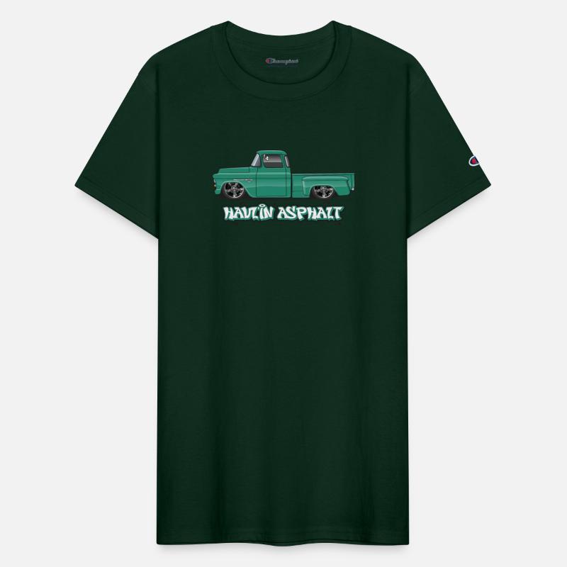 Haul In Asphalt Ocean Green