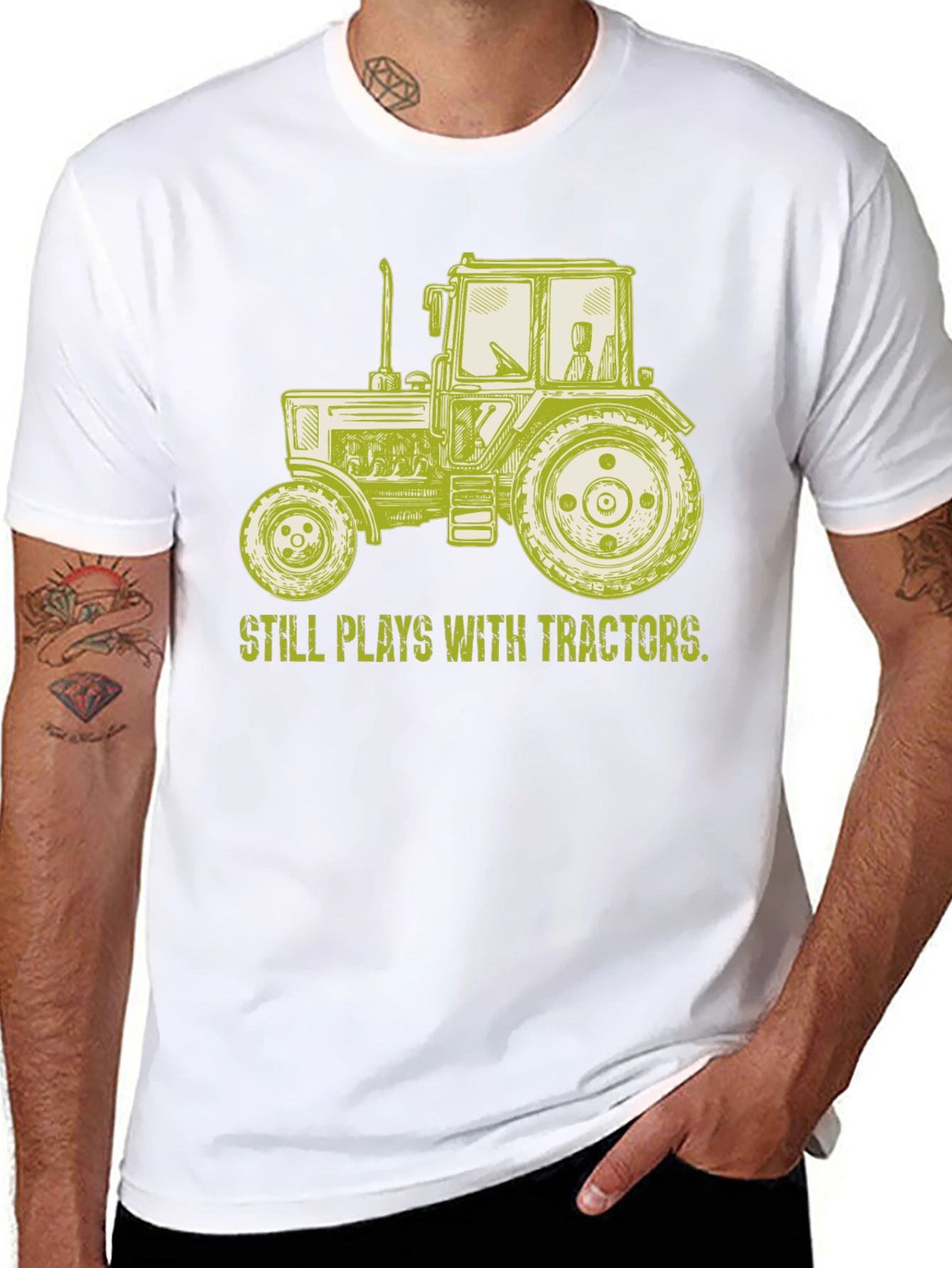 Still Plays with Tractors T-Shirt