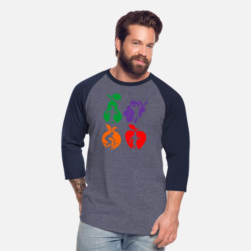 Healthy fruit healthy sports logo