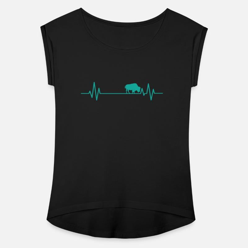 Heartbeat Line Bison Animal