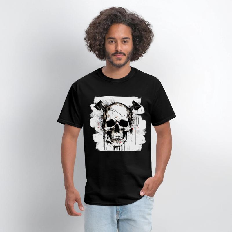 Heavy Metal Trash Polka Tattoo Style