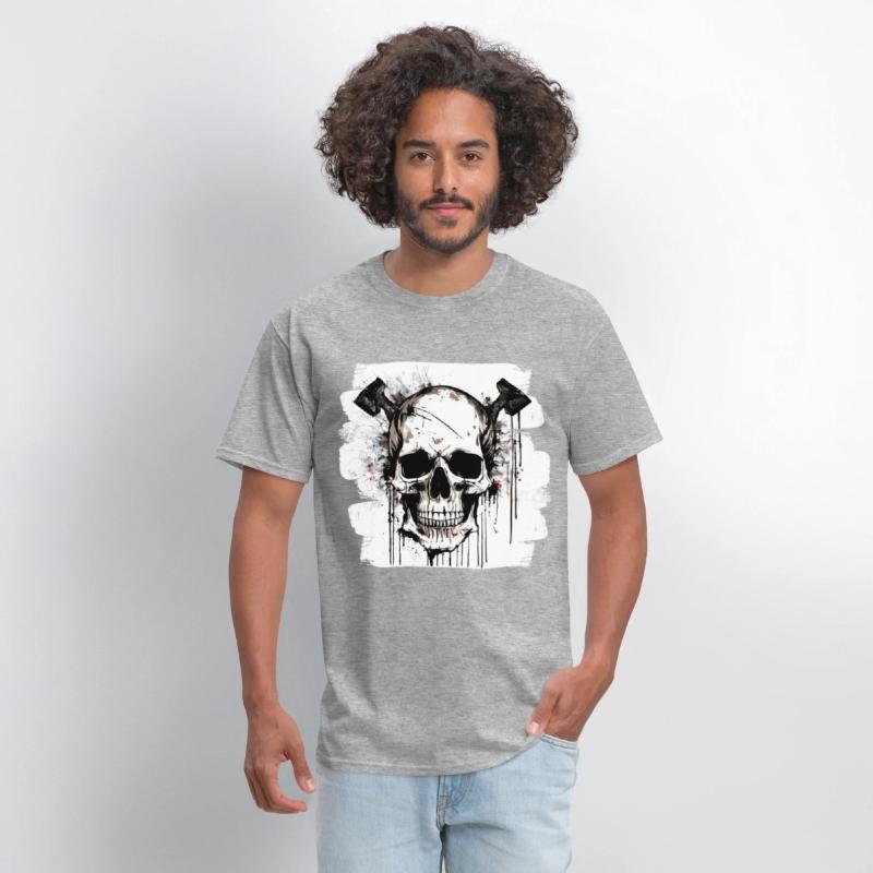 Heavy Metal Trash Polka Tattoo Style