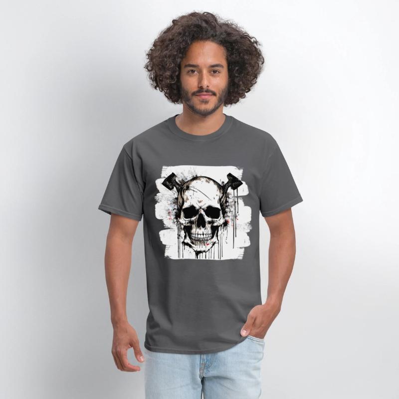 Heavy Metal Trash Polka Tattoo Style