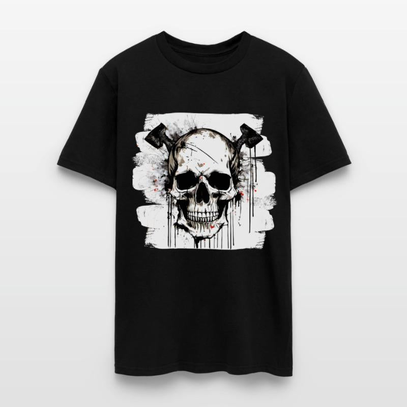 Heavy Metal Trash Polka Tattoo Style