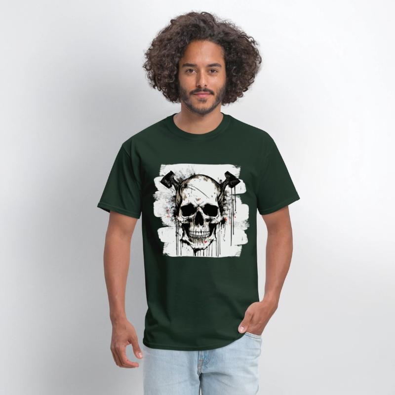 Heavy Metal Trash Polka Tattoo Style