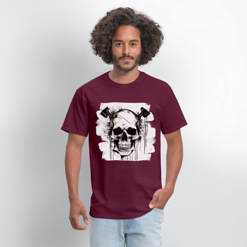 Heavy Metal Trash Polka Tattoo Style