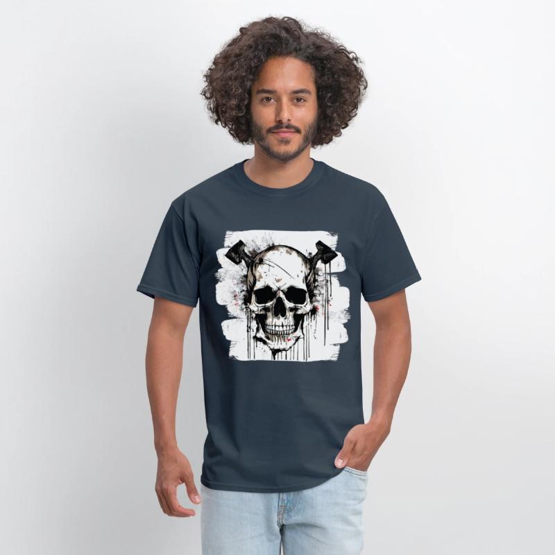 Heavy Metal Trash Polka Tattoo Style