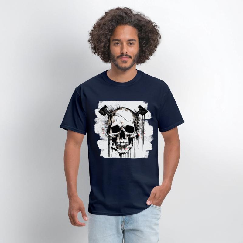 Heavy Metal Trash Polka Tattoo Style