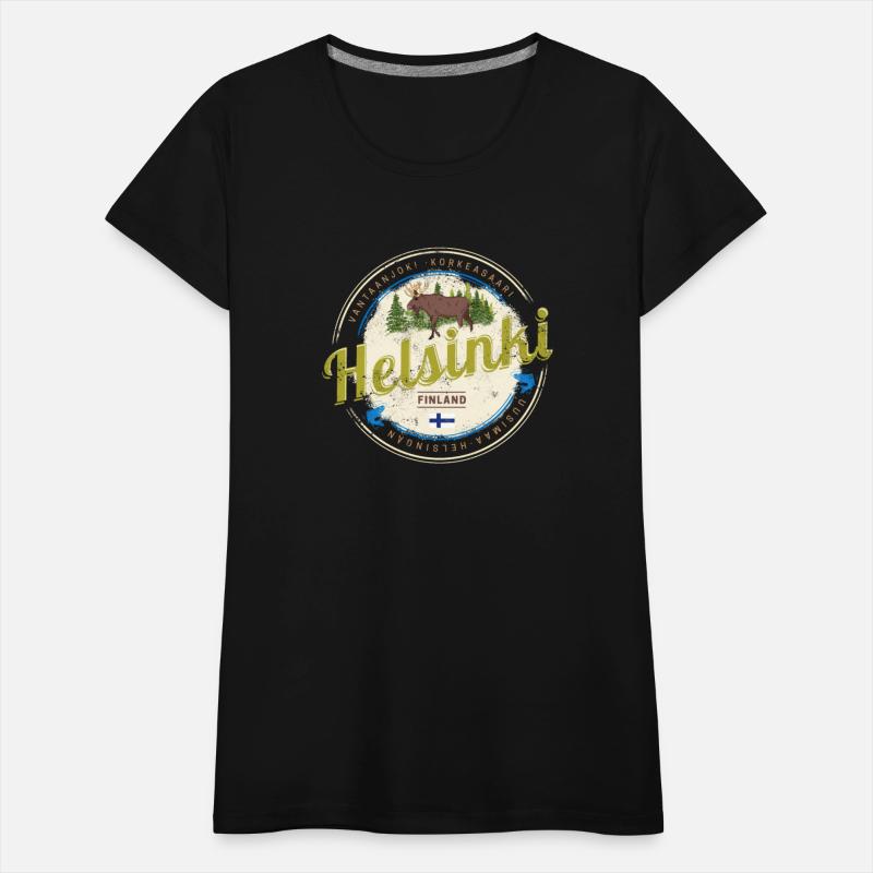 Helsinki moose capital of Finland vintage souvenir