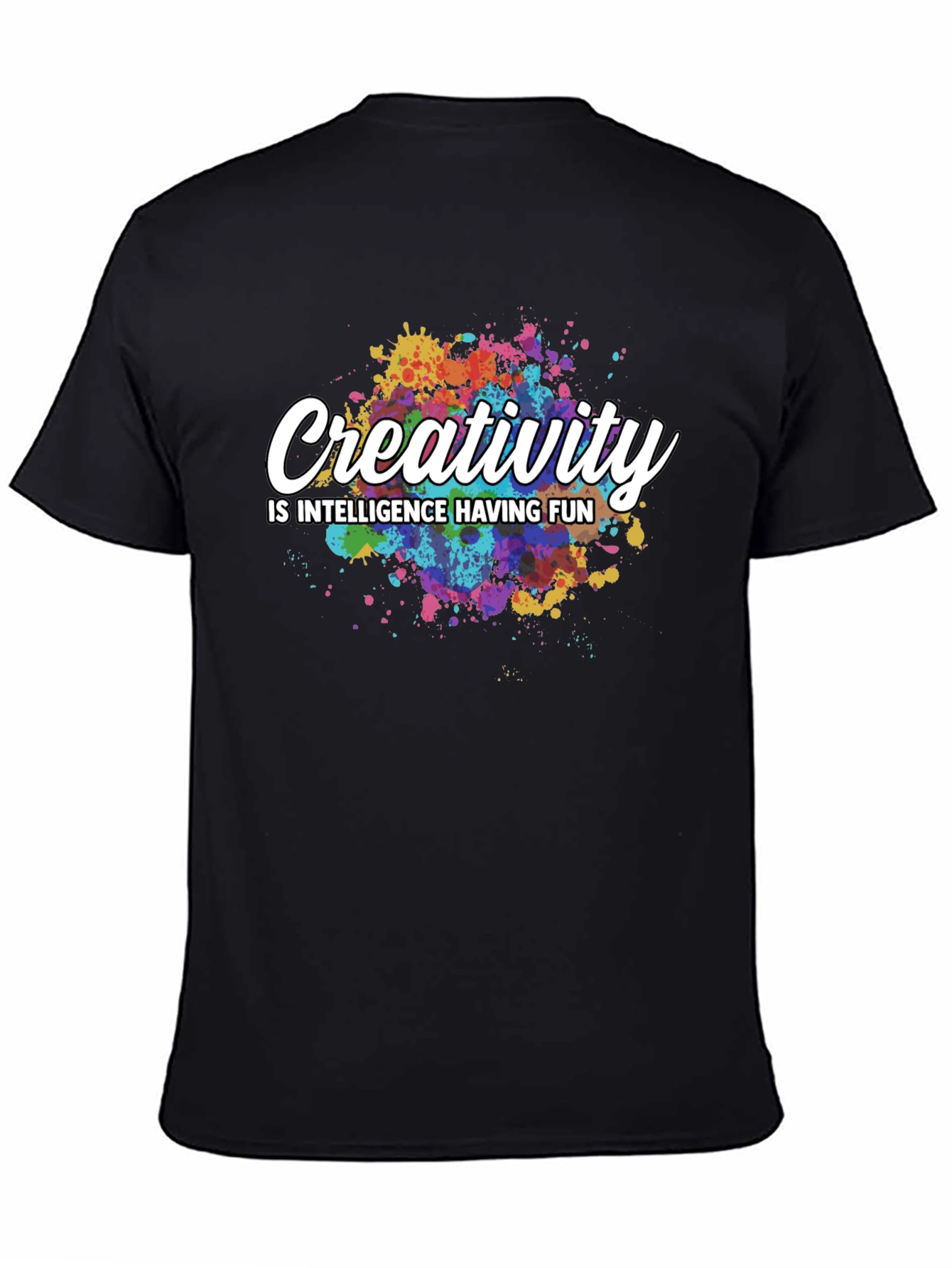 Creativity Quote Black T-Shirt
