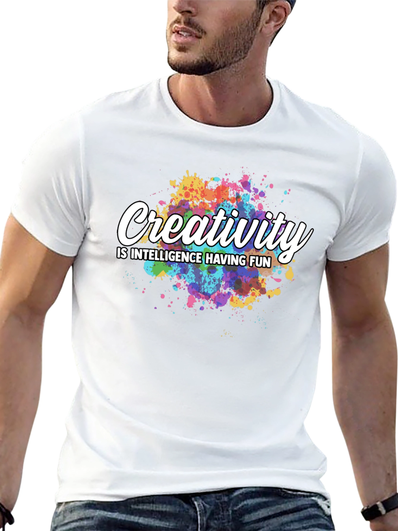 Creativity Quote Black T-Shirt