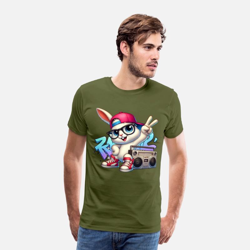 Hip Hop Glasses Easter Bunny
