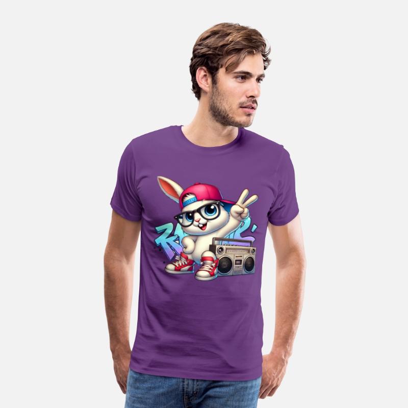 Hip Hop Glasses Easter Bunny