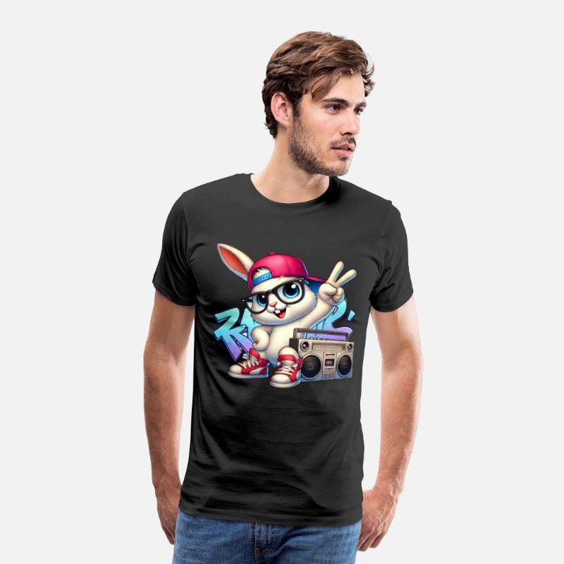 Hip Hop Glasses Easter Bunny