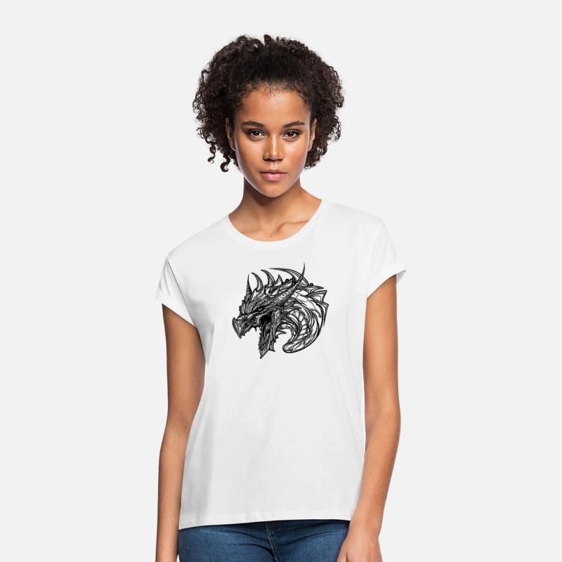 Hissing Dragon In Tattoo Scale Dress