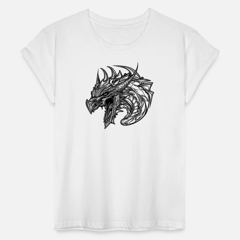 Hissing Dragon In Tattoo Scale Dress