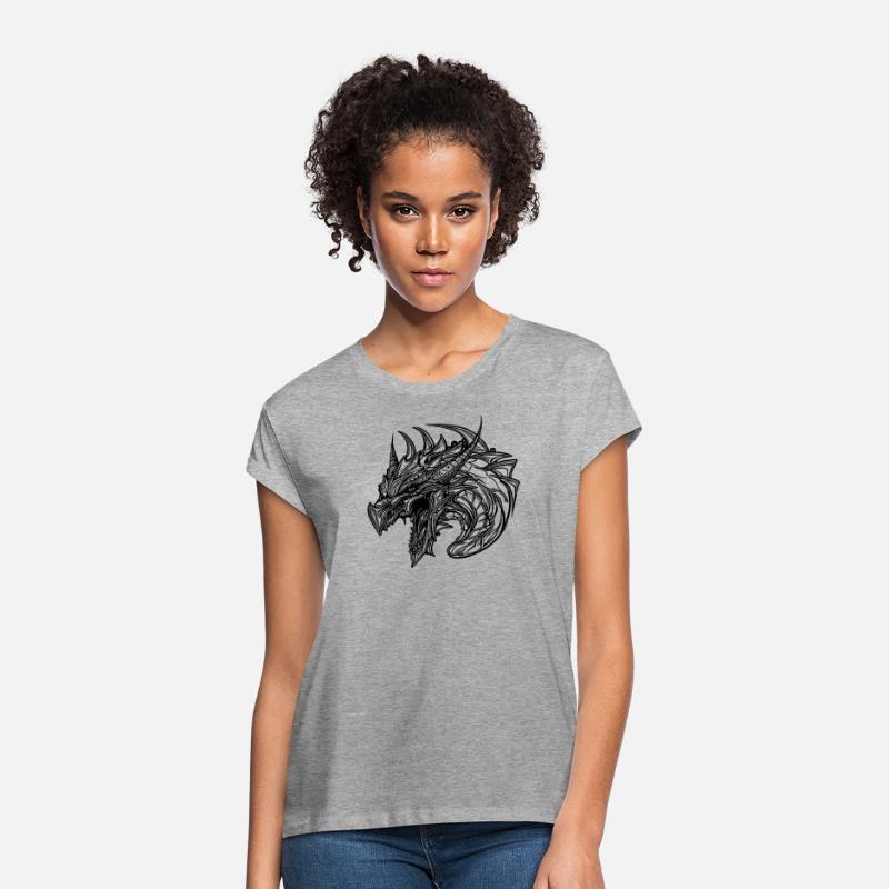 Hissing Dragon In Tattoo Scale Dress