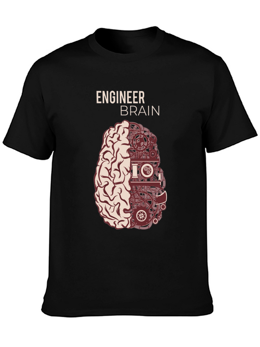 Engineer Brain T-Shirt - Unique Design for Smart Minds!
