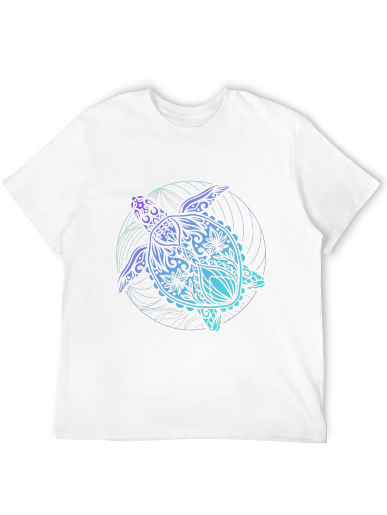 Turtle Graphic Black T-Shirt