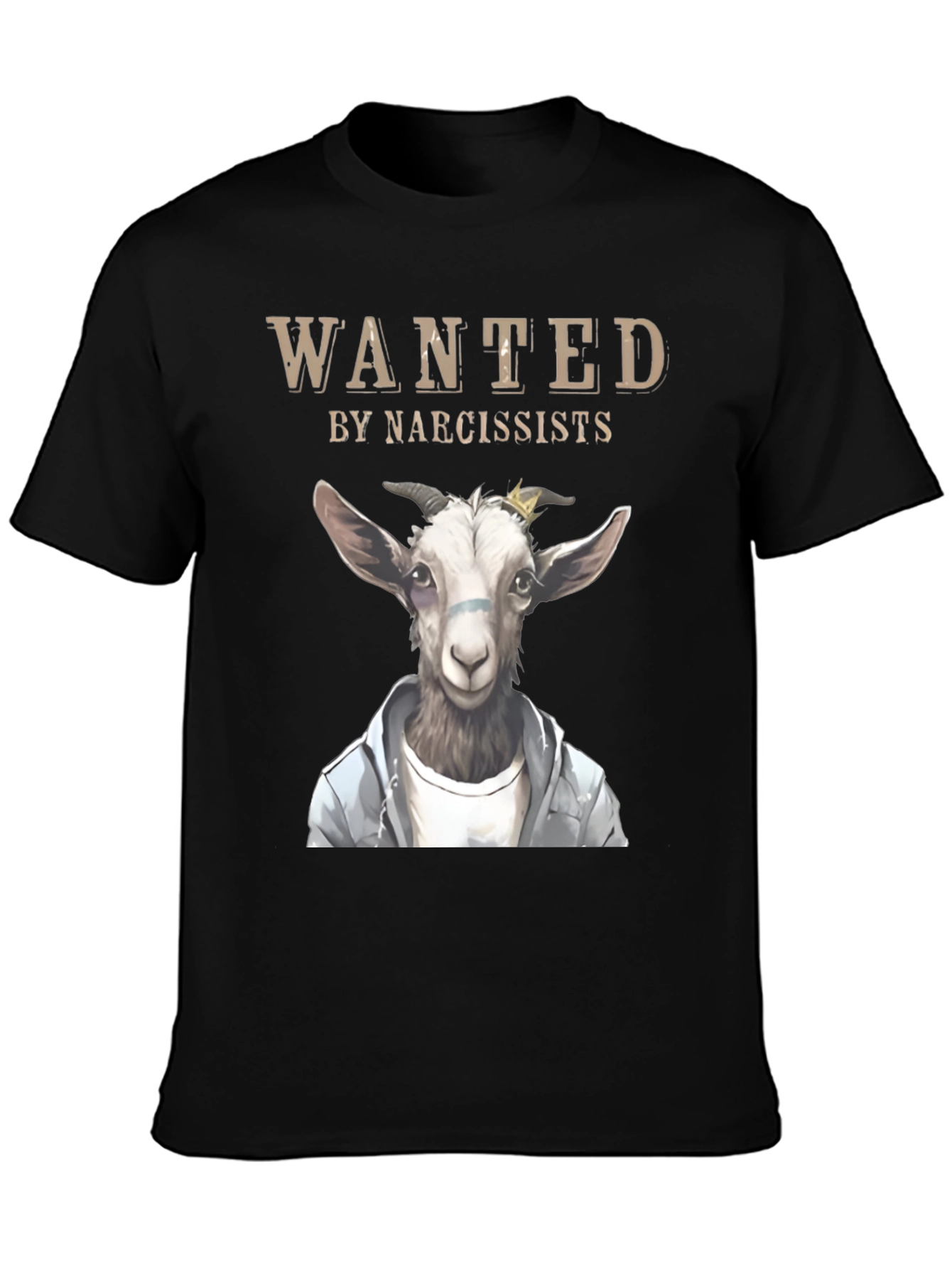 Wanted by Narcissists Goat Graphic Tee