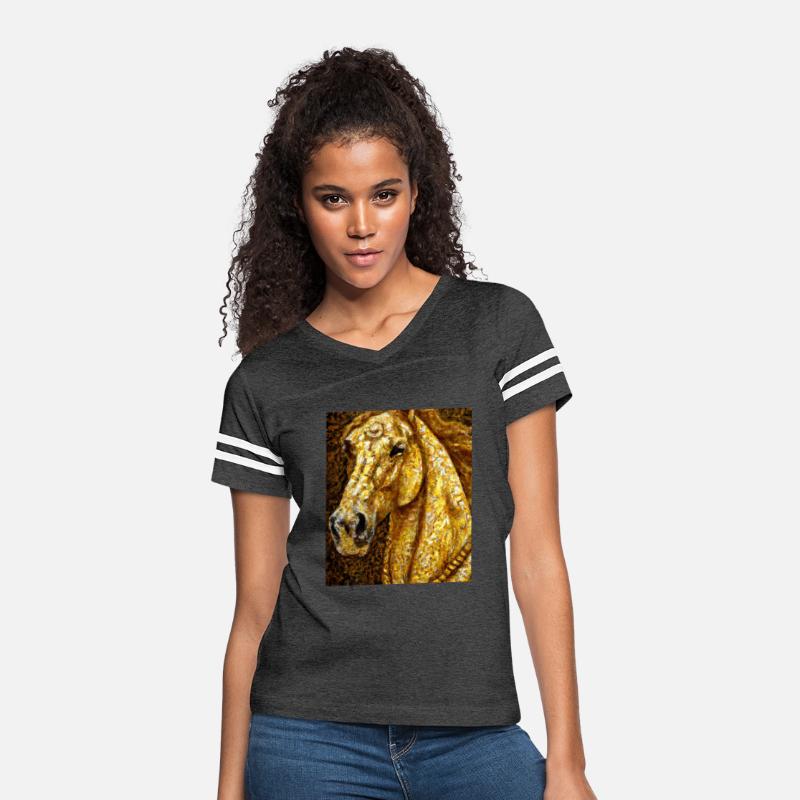 Horse Portrait Gustav Klimt Art Style