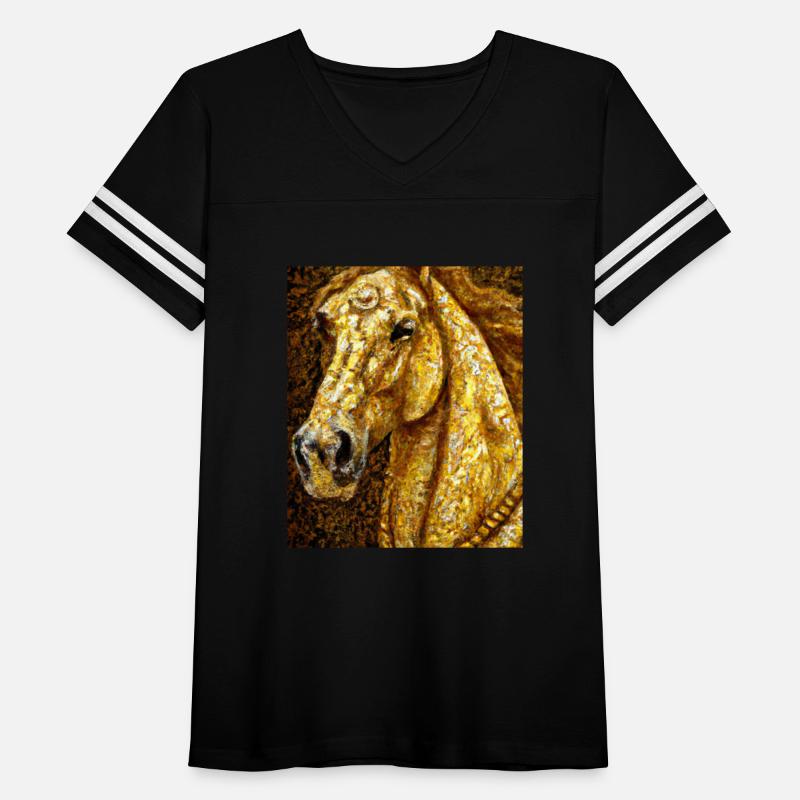 Horse Portrait Gustav Klimt Art Style