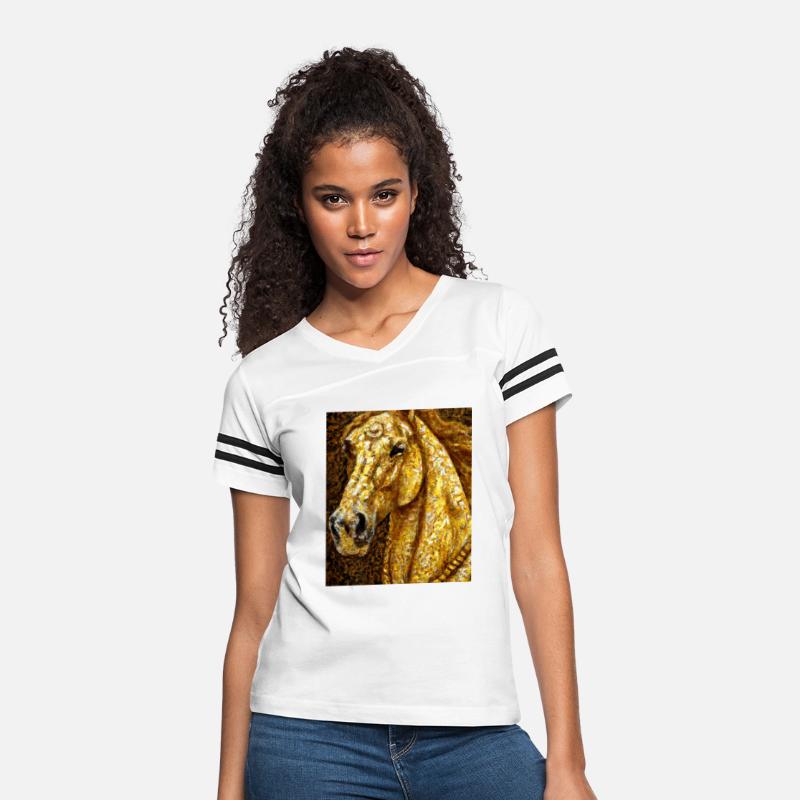 Horse Portrait Gustav Klimt Art Style