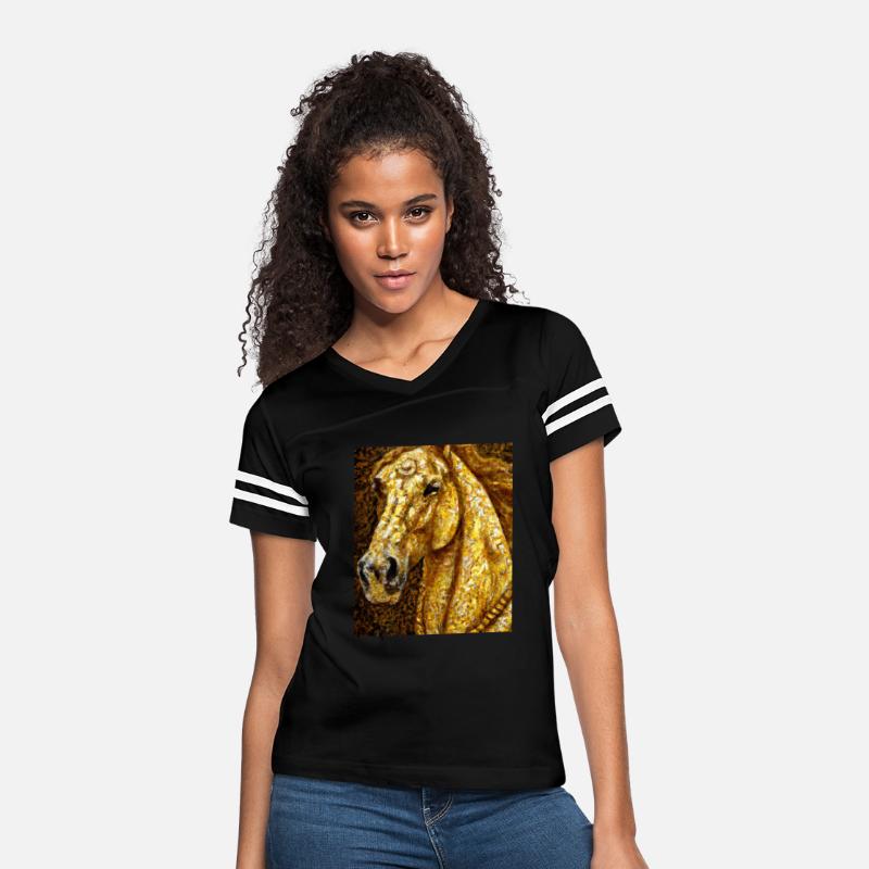 Horse Portrait Gustav Klimt Art Style