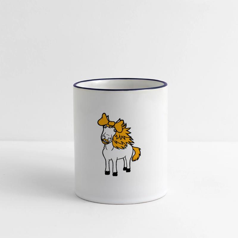 Horse Sweet Girl Female Cute Bow Tie Long Hair Fun