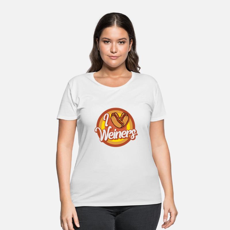 Hotdog Shirt, I Love Weiners Heart Hotdogs Cute