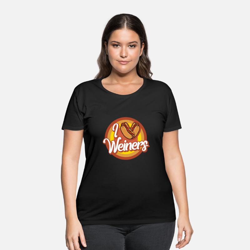 Hotdog Shirt, I Love Weiners Heart Hotdogs Cute